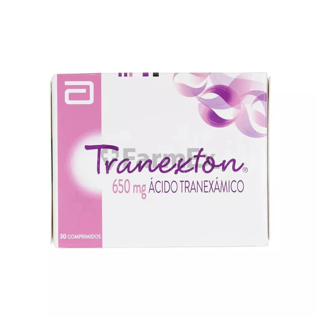 Tranexton 650 mg x 30 comprimidos Farmex-Pluxee-Persistente
